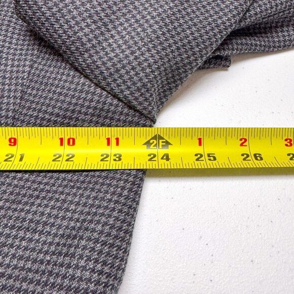 VTG Brooks Brothers 346 Blazer Mens 46L Gray Worsted Wool Office Casual Wedding - Picture 11 of 16